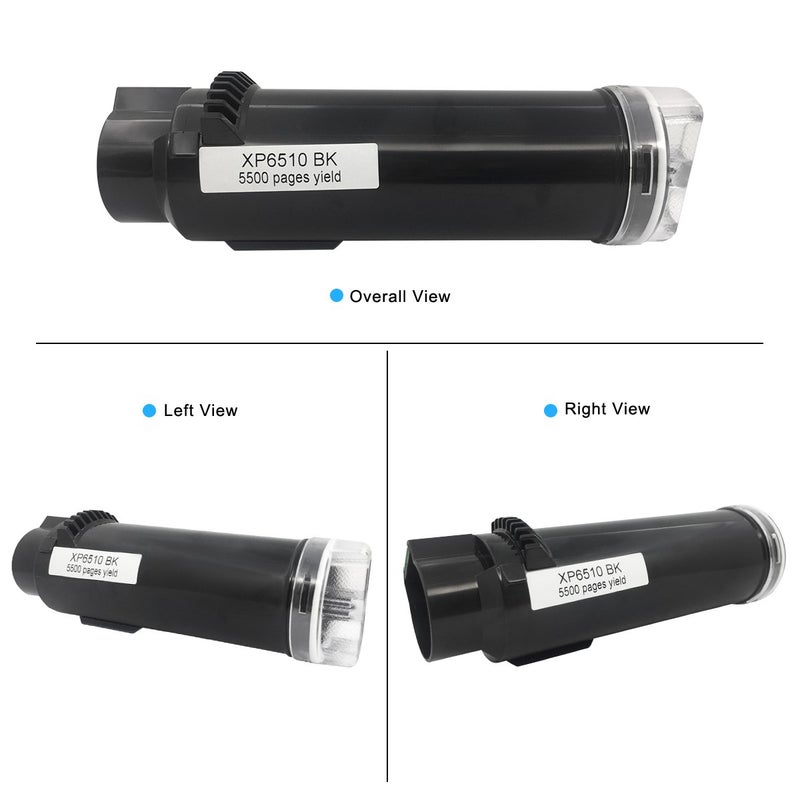 VICTORSTAR 5 Packs Compatible Toner Cartridges 6510 6515ã€Extra High Yieldã€‘ 5500 BK & 4300 Pages CMY for Xerox Phaser 6510 6510n 6510dn 6510dni 6510dnm WorkCentre 6515 6515n 6515dn 6515dni 6515dnm - Image 2
